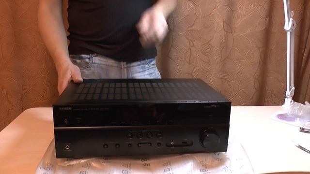 Распаковка AV receiver YAMAHA HTR-4069 смотреть онлайн