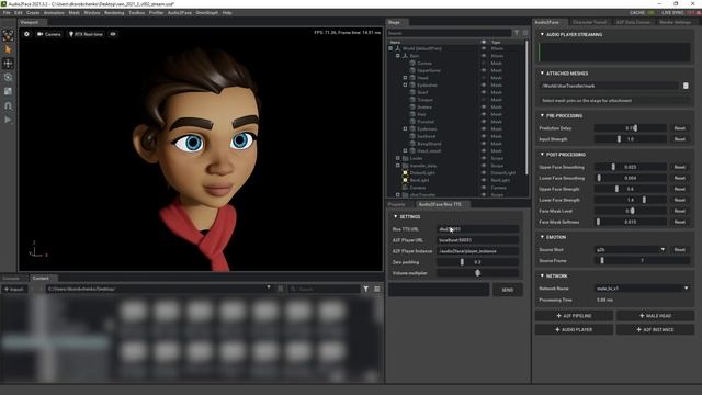 Riva Text to Speech Integration Example with Streaming Audio Player in Omniverse Audio2Face смотреть онлайн