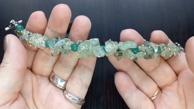 БРАСЛЕТ ИЗ НАТУРАЛЬНЫХ КАМНЕЙ смотреть онлайн