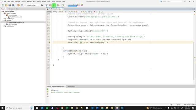 Java Running a Query from Java смотреть онлайн