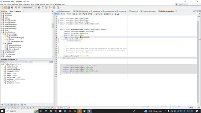 Java Tutorial Pie Charts GUI application using Java swing Using JavaWith Source Code смотреть онлайн