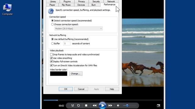 Windows 8.0 Professional - Add a Color to the Video Border in Windows Media Player смотреть онлайн