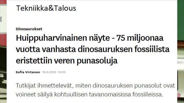 Esko Valtaoja sanoo paleontologiaa valheelliseksi fundamentalistikristittyjen propagandaksi (LOL!) смотреть онлайн