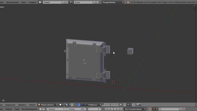 Blender Дверь на башне КВ2 смотреть онлайн