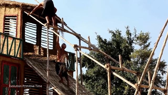 80 Days We Build Beautiful Three Story Mud Villa House , Swimming Pool & Big Water Slide For Summer смотреть онлайн