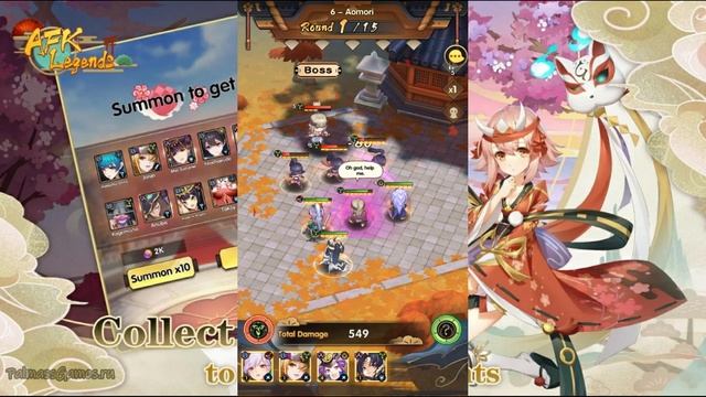 AFK Legends: Tales of Onmyoji Gameplay Android | New Game смотреть онлайн