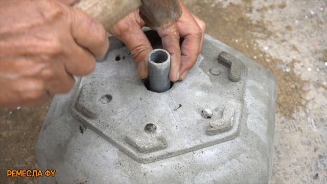 3 вазона из цемента. Поделки для сада и дачи смотреть онлайн