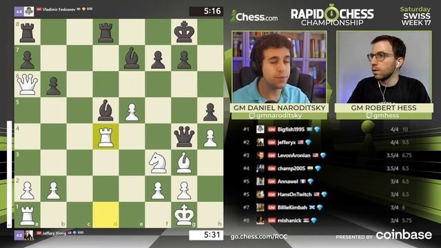 Can Chess’ Elite Catch Hikaru? | Rapid Chess Champ. Swiss! смотреть онлайн