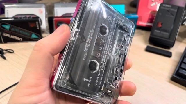 Sony WM-EX921 Walkman Cassette Player, Super Cool Pink&Clear ! Working : ) смотреть онлайн