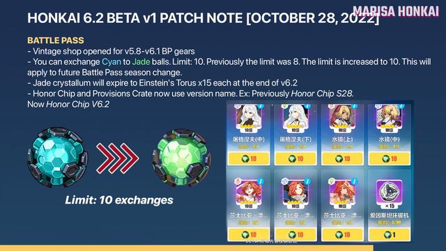 Sushang and HoS in BP! - Honkai v6.2-6.5 Battle Pass смотреть онлайн