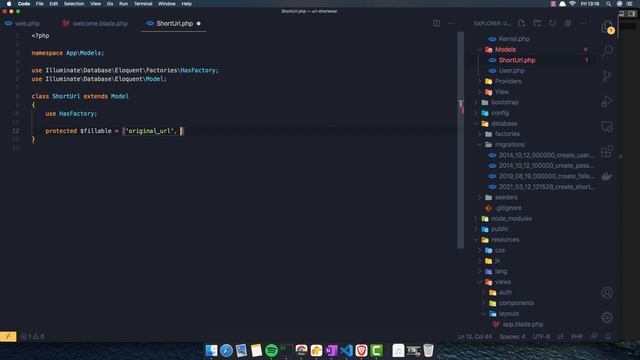 Create Your Own Url Shortener With Laravel 8 - Part 2 - Create Model Migration and Controller смотреть онлайн