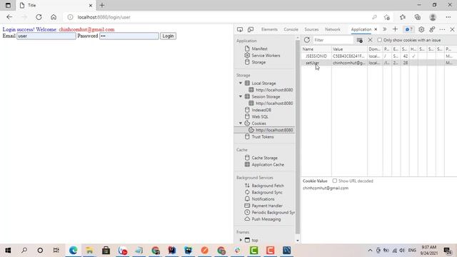 Session - Cookie - Spring MVC смотреть онлайн