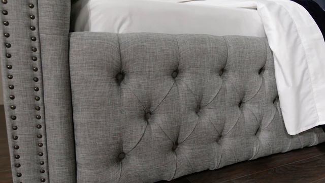 Knightsbridge Queen Size Tufted Scroll Arm Chesterfield Daybed by iNSPIRE Q Artisan смотреть онлайн