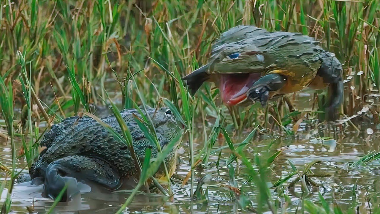 Огромная лягушка монстр съест кого угодно! смотреть онлайн