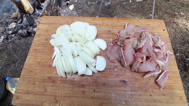 Рыба жареная с луком - рагу из рыбы смотреть онлайн