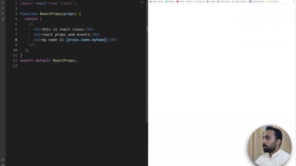 Props in React JS | Button Click Event  | React | React JS Course 2023 | Class 05 |