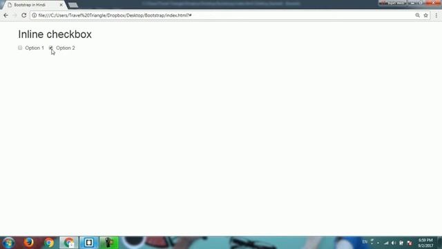 Bootstrap Tutorial in Hindi | Bootstrap Check box inline in Hindi смотреть онлайн