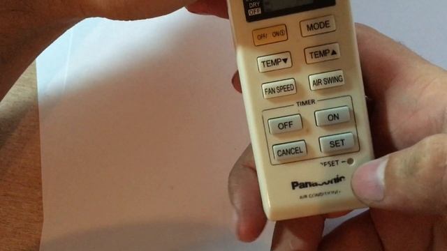 Функции пульта кондиционера панасоник Panasonic смотреть онлайн