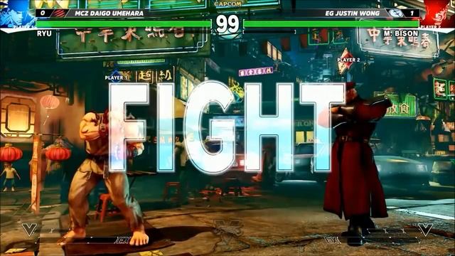 Street Fighter V / 5 Daigo (Ryu) vs justin wong (Bison) 1v1 pro tournament E3 60 fps смотреть онлайн