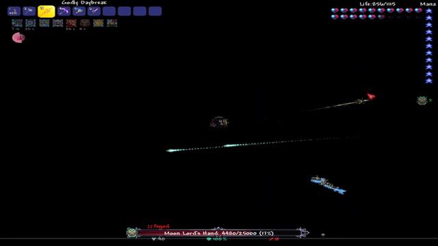 The best weapon for Moon Lord / Terraria Calamity смотреть онлайн