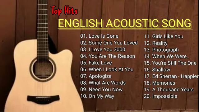 Best English Acoustic Love Song 2020 - Top Hits Acoustic Guitar. Popular song. Greatest Acoustic смотреть онлайн