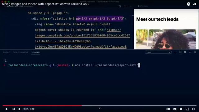 Tailwind Css Aspect Ratio Plugin Use Case Example. смотреть онлайн
