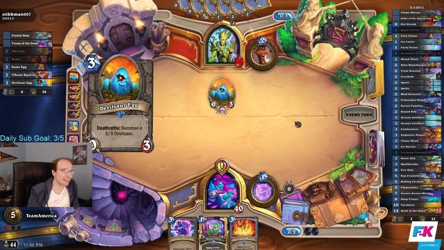 Questline Fire Mage | Heroic Duels | Hearthstone | United in Stormwind смотреть онлайн
