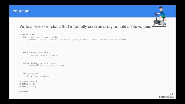 CS3B, Week 1, 2D array as 1D array смотреть онлайн