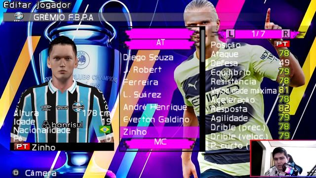 ATUALIZAÇÃO EFOOTBALL PES 2023 PPSSPP ANDROID BRASILEIRÃO e EUROPEUS NOVOS CLUBES ELENCOS ATUALIZAD смотреть онлайн