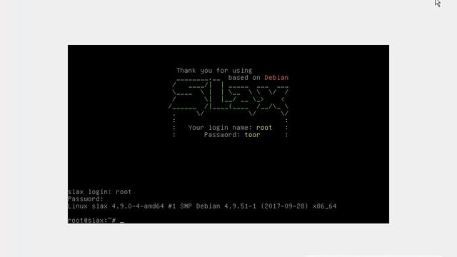 Slax 9.2 Installation in VirtualBox 5.2 смотреть онлайн