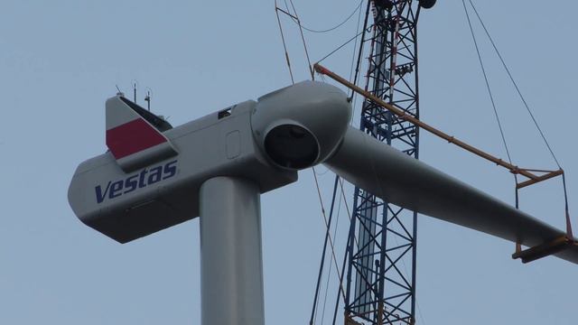 Aufbau einer Windkraftanlage im Windpark Kastorf 2015 UHD 4K смотреть онлайн