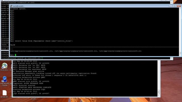 Oracle Recovery ControlFile смотреть онлайн