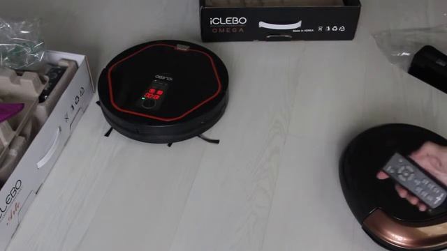 Чем отличается робот-пылесос iCLEBO Omega YCR M07 от с iClebo Arte смотреть онлайн