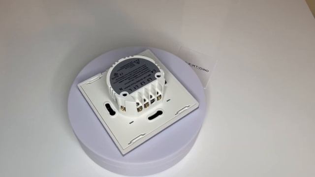 Умный выключатель с Алисой Tuya WiFi RF 433 на 2 группы света сенсорный белый стеклянный смотреть онлайн