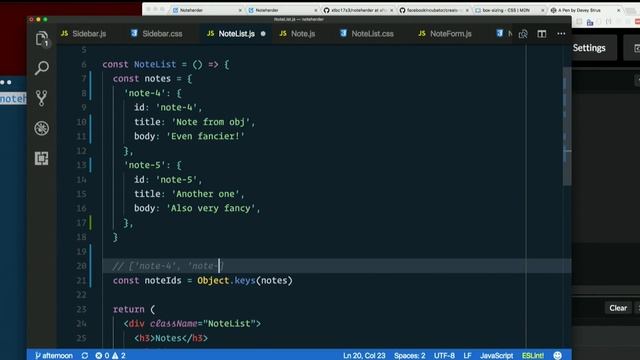 Day 6 - Part 13: Render Notes from an object (Object.keys()) - XTBC 2017 Session 3 смотреть онлайн