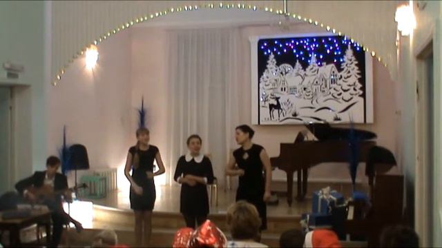 Зачем сидишь до полуночи 24 12 15 (Вокальное трио) (Fingerstyle Guitar) смотреть онлайн