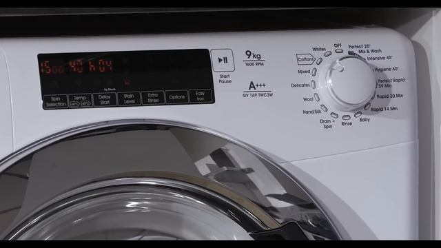 GV169TC3B Candy Washing Machine Product Overview смотреть онлайн