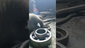 замена подшипников полуосей заднего моста тойота Хайс