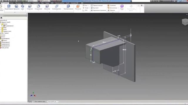 Autodesk Inventor. Создание сборочной единицы из детали.