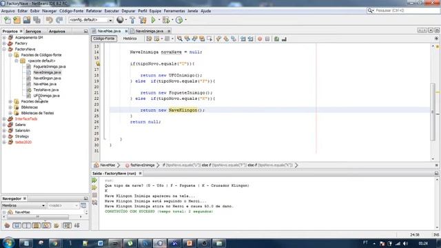 FACTORY METHOD - JAVA NETBEANS - 3ºSEM TADS смотреть онлайн