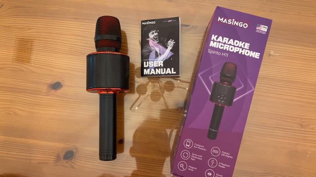 MASINGO New Bluetooth Karaoke Microphone Speaker смотреть онлайн