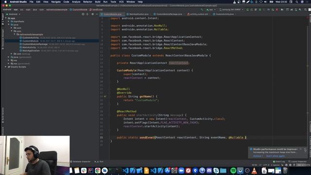 React Native Bridges | Switching between React-native and Native screens смотреть онлайн