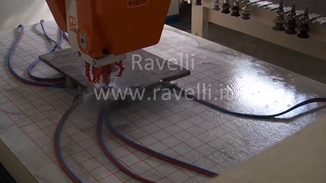 Frontal Cutter - Ravelli CNC working center - granite смотреть онлайн
