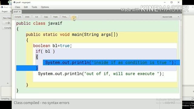 If Statement in java смотреть онлайн