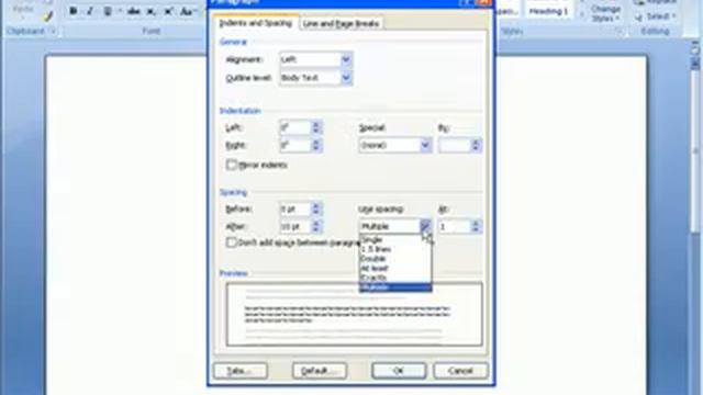 How to Change Your Line Spacing Default Settings смотреть онлайн