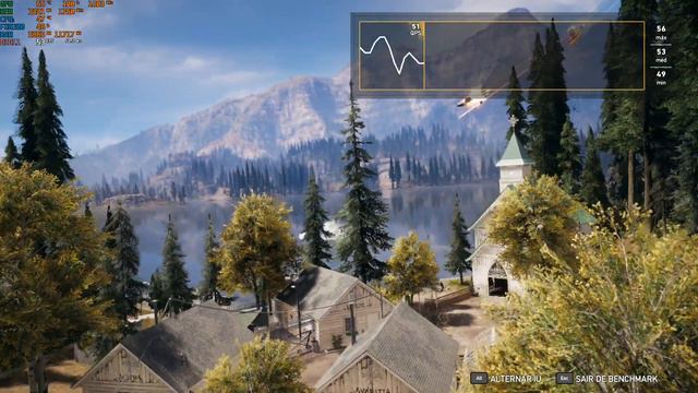 AMD FX8300 + RADEON RX 570 4 GB - FAR CRY 5 HIGH PRESET/FULL HD BENCHMARK TEST