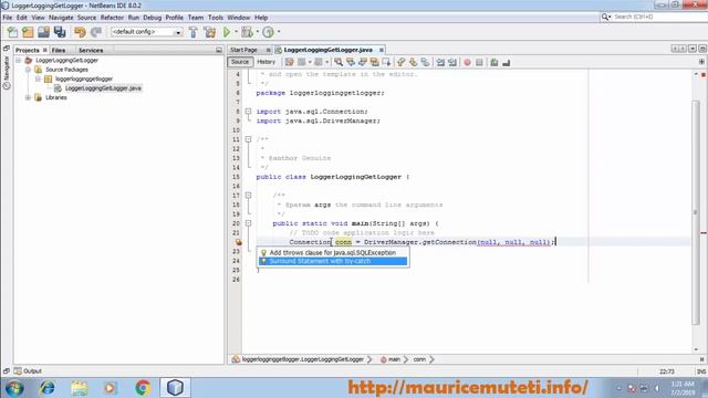 How To Change (Logging Logger) As The Default Try Catch Error Handling - Netbeans - getLogger() смотреть онлайн