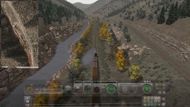 Train Simulator 2016 - Clear Creek Freight with Train Maps Live смотреть онлайн