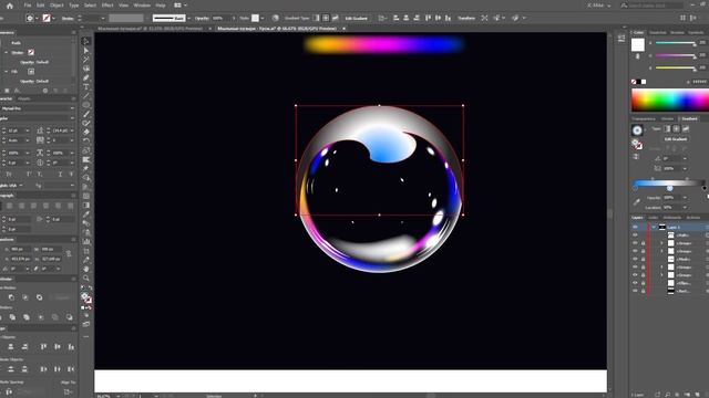 ? Adobe Illustrator / Мыльные пузыри смотреть онлайн