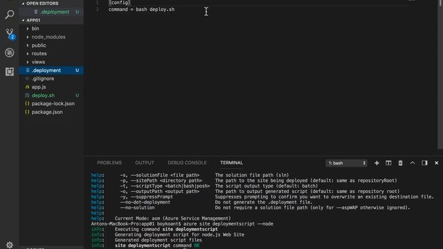 05 - Работа со скриптом для развертывания сайта смотреть онлайн